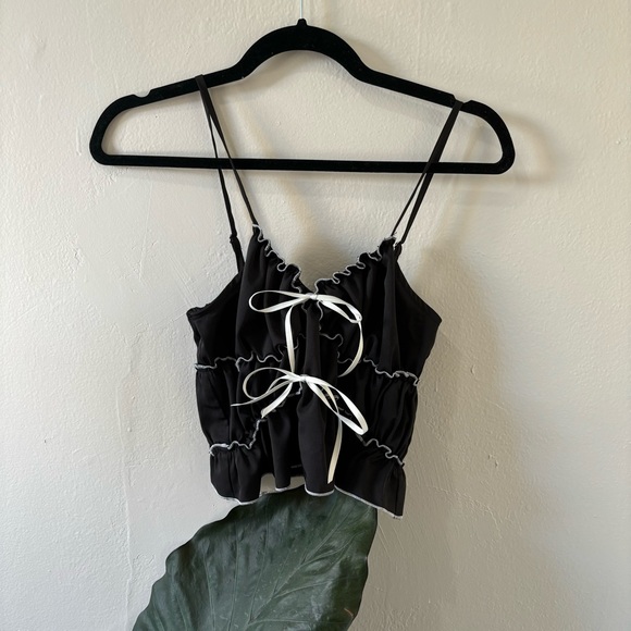 cider black bow tie top - Picture 1 of 5